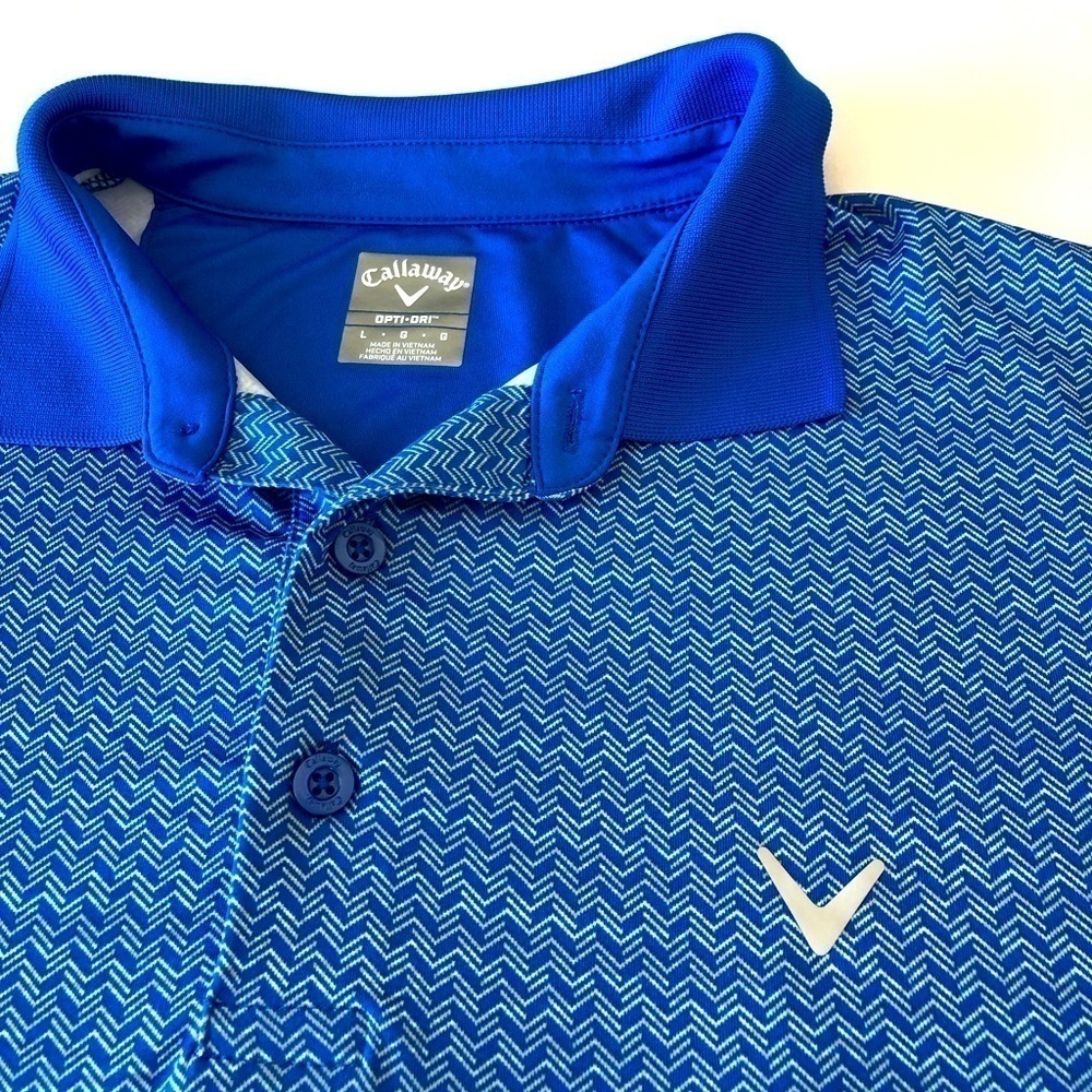 Callaway Opti-Dri Golf Polo Shirt. Size Large. EUC